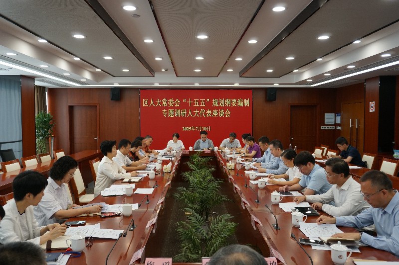 区人大常委会召开人大代表座谈会